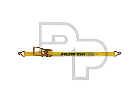 Dayton Parts DC23402227 Ratchet Strap With Wire Hooks - 2 In. X 27 Ft.