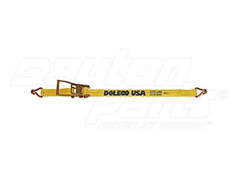 Dayton Parts DC23402230 Ratchet Strap With Wire Hooks - 2 In. X 30 Ft.