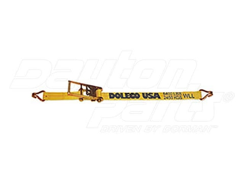 Dayton Parts DC23406427 Ratchet Strap With Narrow Wire Hooks - 4 In. X 27 Ft.