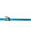 Dayton Parts DC23416427 Ratchet Strap With Wire Hooks - 4 In. X 27 Ft.