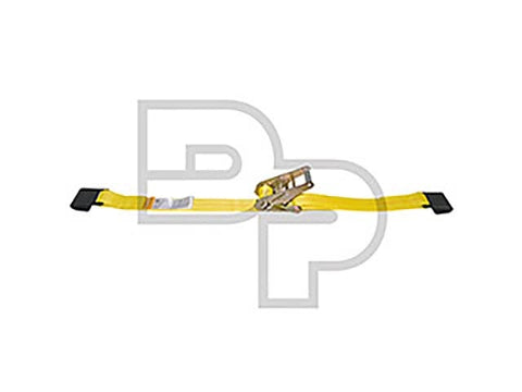Dayton Parts DC23432227 Ratchet Strap With Flat Hooks - 2 In. X 27 Ft.