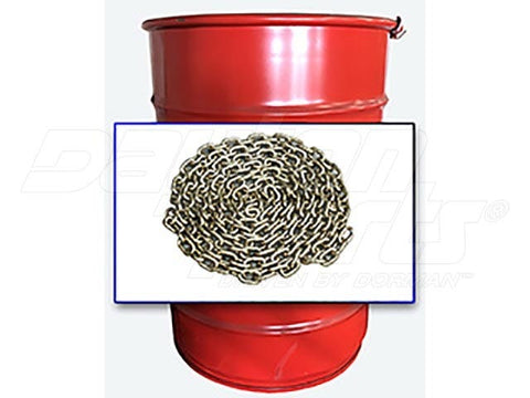 Dayton Parts DC23501200 Load Binder Chain - 1/2 In. Bulk 11,300 Lbs. 100 Ft. Barrel