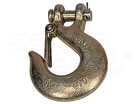 Dayton Parts DC23600059 Slip Hooks Grade 70 - Zinc Plated - With Safety Latch, 5/16 In., 4,300 Lbs.