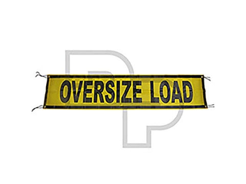 Dayton Parts DC28000009 Oversized Load Mesh Banner - 18 In. X 84 In.