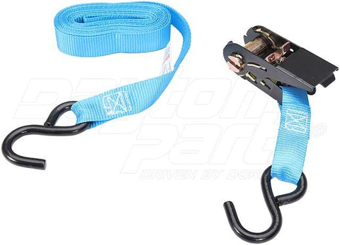 Dayton Parts DC38000020 Heavy Duty Ratchet Strap With Vinyl Coasted S Hooks