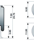 Dayton Parts S-20124 Air Spring - Rolling Lobe