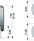 Dayton Parts S-20217 Air Spring - Rolling Lobe