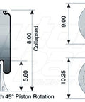 Dayton Parts S-2066 Air Spring - Rolling Lobe
